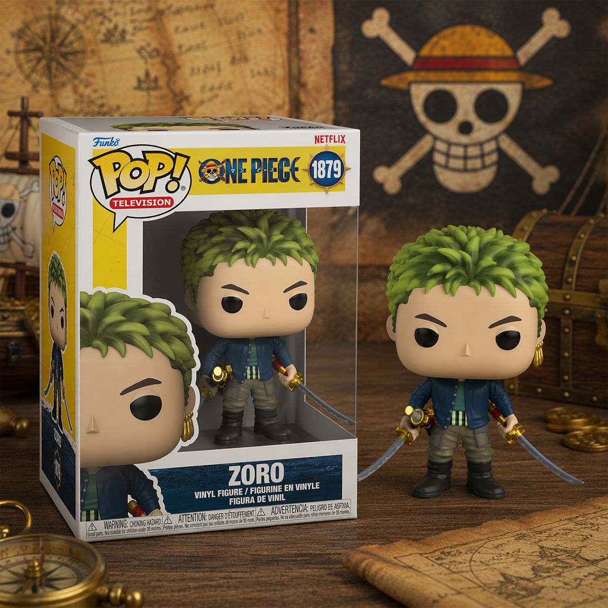 Ігрова фігурка Funko POP! серії Великий куш S1 - Зоро  фото 3