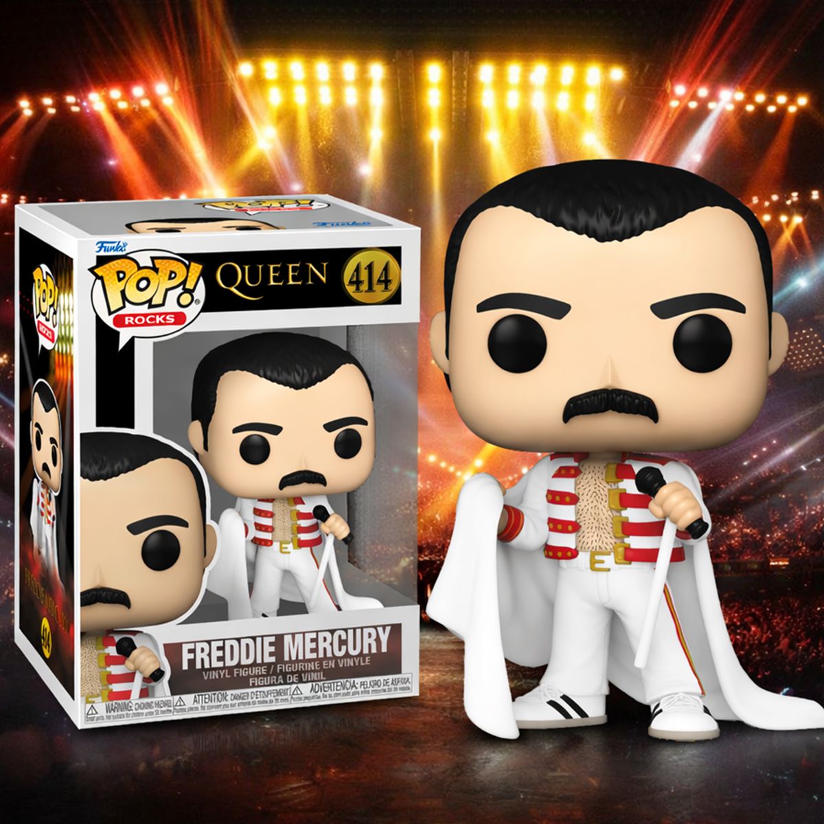 Ігрова фігурка Funko POP! - Фредді Мерк'юрі в турне  фото 3