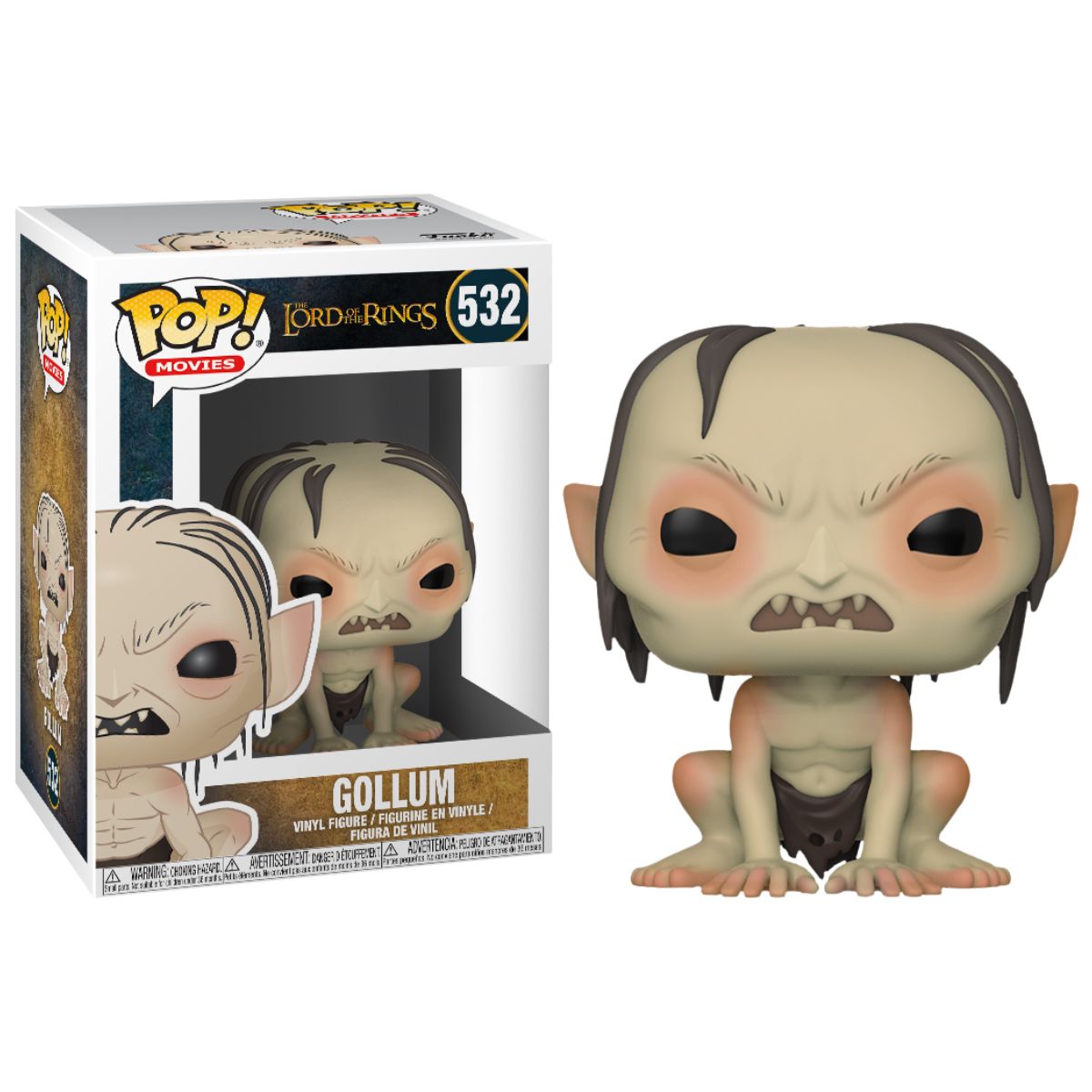 Ігрова фігурка Funko POP! cерії Lord of the Rings/Hobbit S3 – Gollum (w/CH)  фото 3