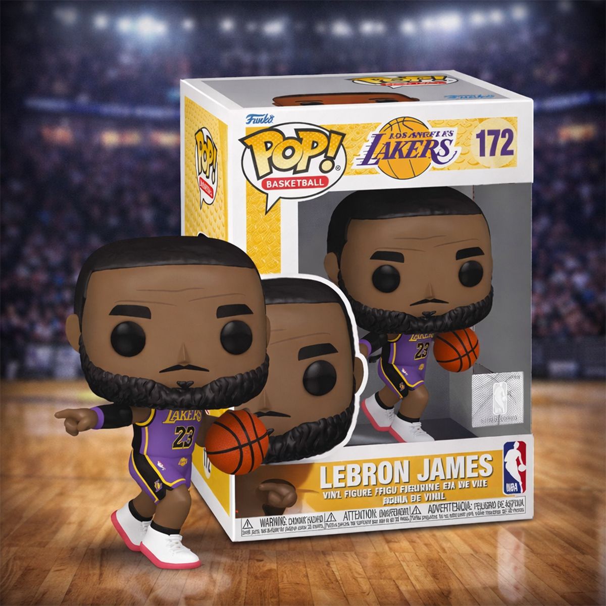 Игровая фигурка Funko POP! серии NBA: Los Angeles Lakers - Леброн Джеймс  фото 3