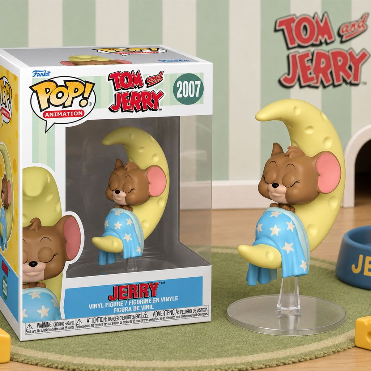 Игровая фигурка Funko POP! серии Том и Джерри S4 - Джерри на сырной луне  фото 3