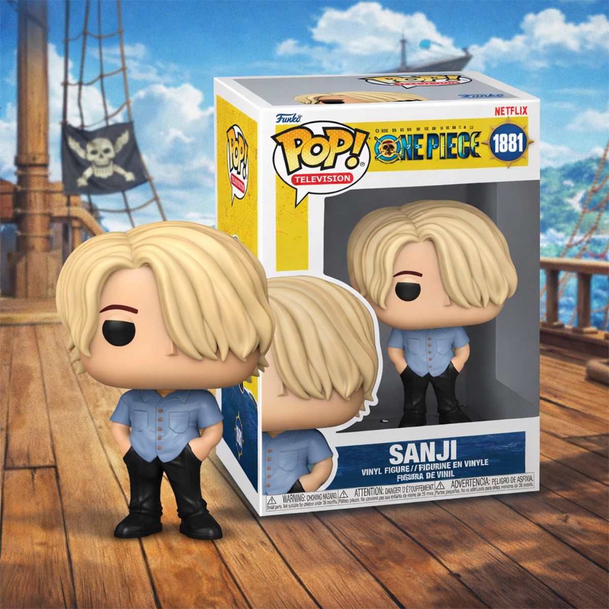 Игровая фигурка Funko POP! серии Большой куш S1 - Санджи  фото 3