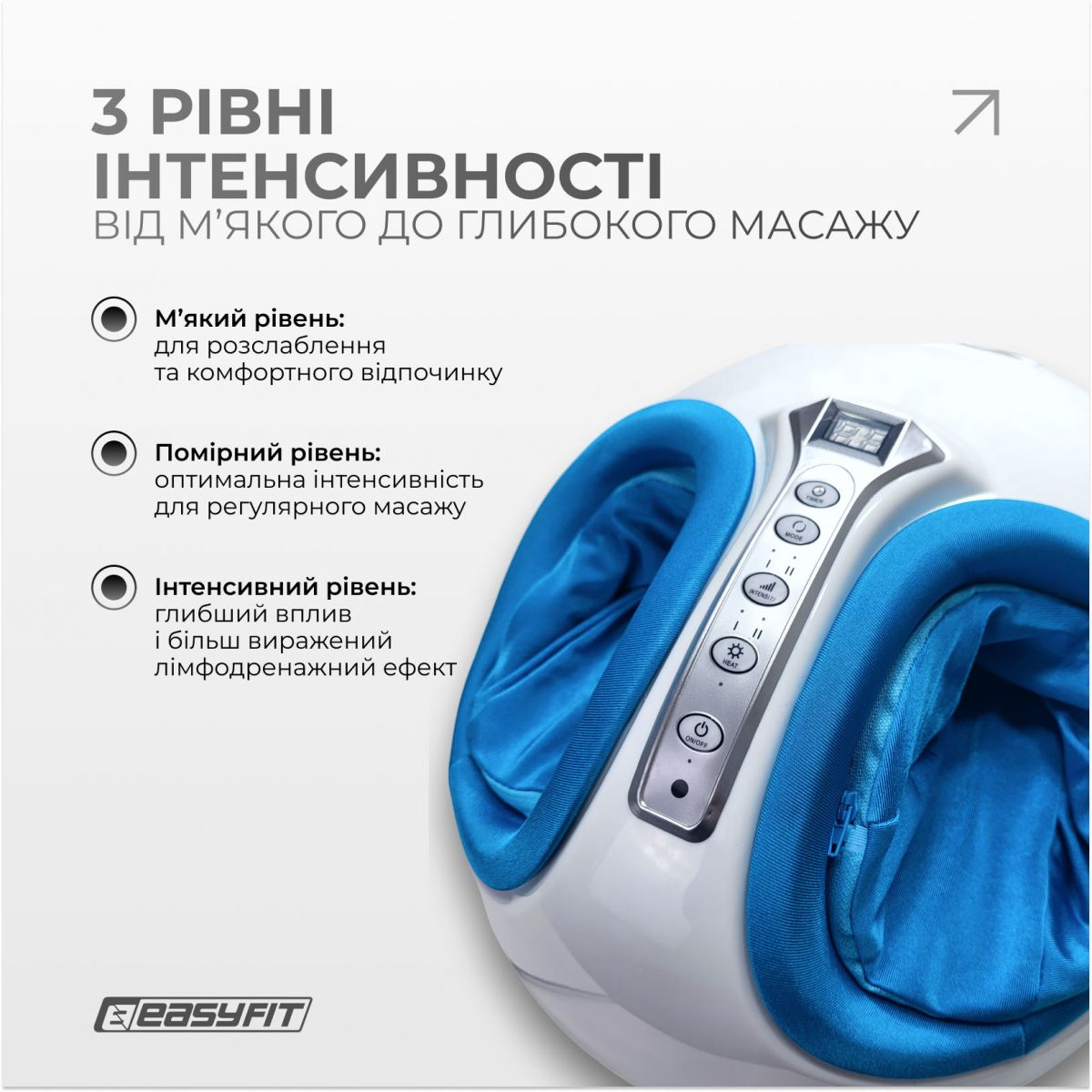 Масажер для ніг EasyFit лімфодренажний  фото 3