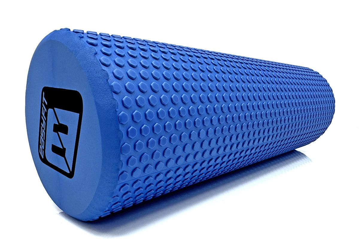 Массажный ролик EasyFit Foam Roller 45 см Синий  фото 3