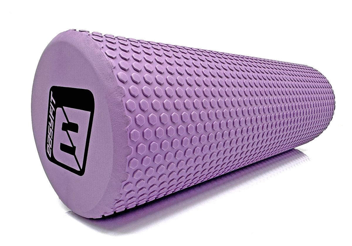 Масажний ролер EasyFit Foam Roller 45 см Фіолетовий  фото 3