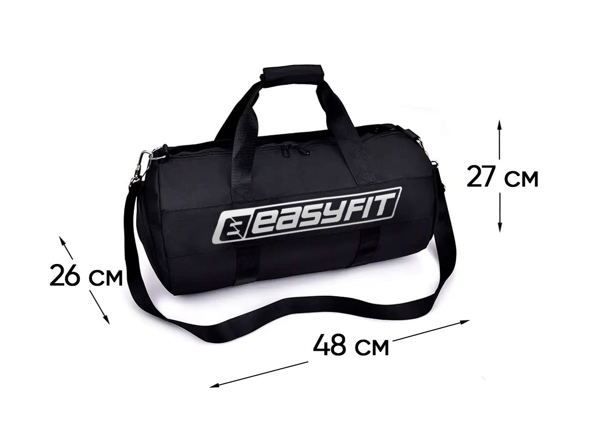 Спортивная сумка EasyFit ActivePack черная  фото 3