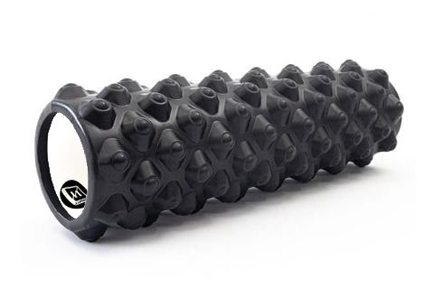Массажный ролик EasyFit Grid Roller Extreme 45 см Черный  фото 3