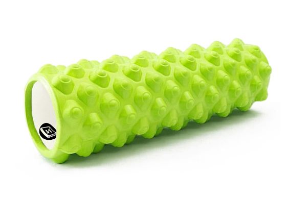 Массажный ролик EasyFit Grid Roller Extreme 45 см Салатовый  фото 3