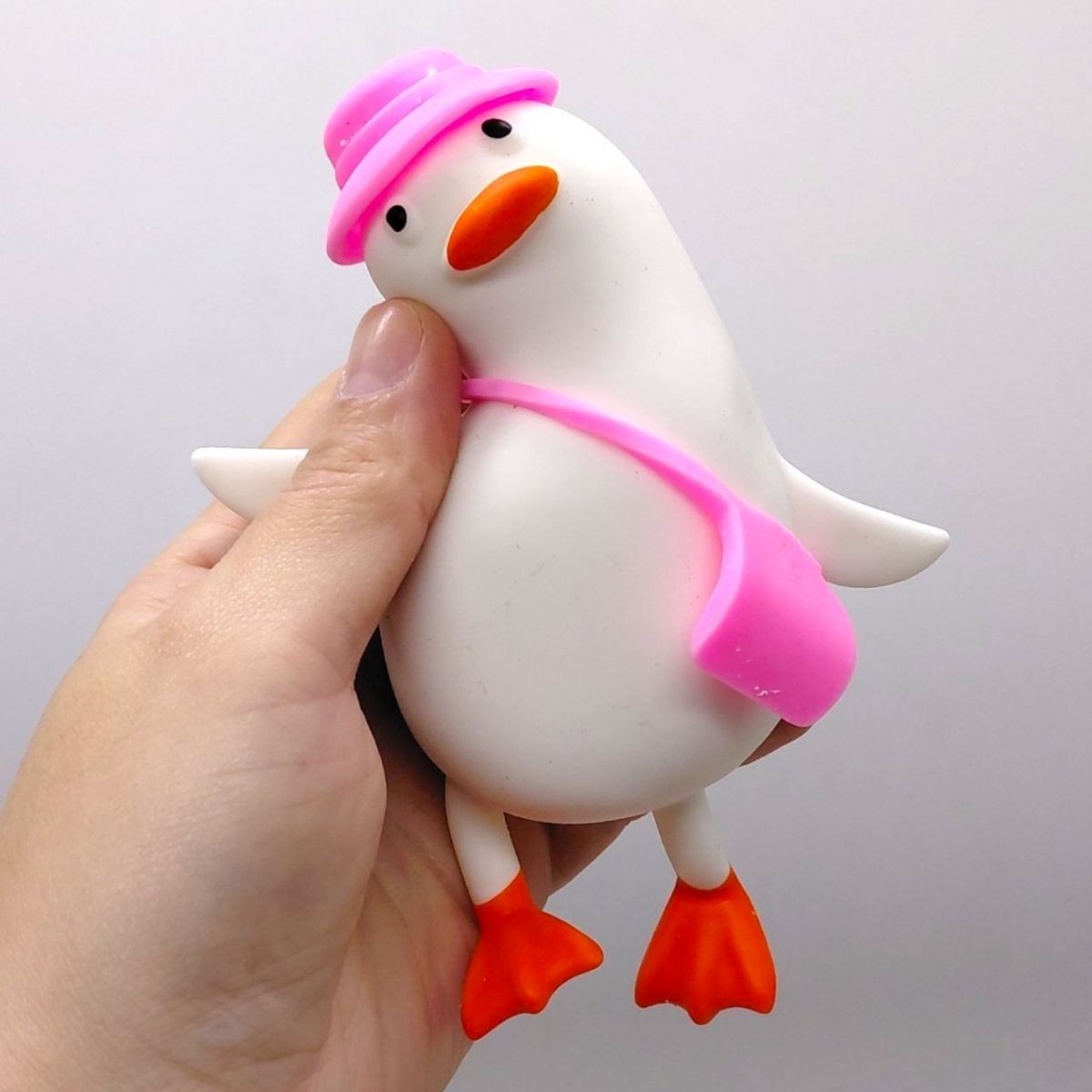 Іграшка антистрес "Happy Duck" (РОЖЕВИЙ)  фото 3