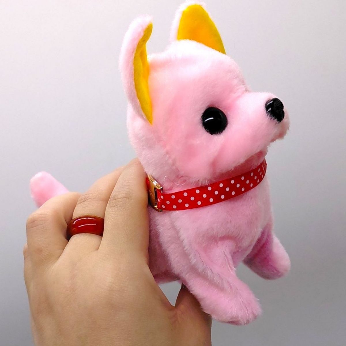 Интерактивная игрушка собачка "Чихуахуа" Розовый  фото 3