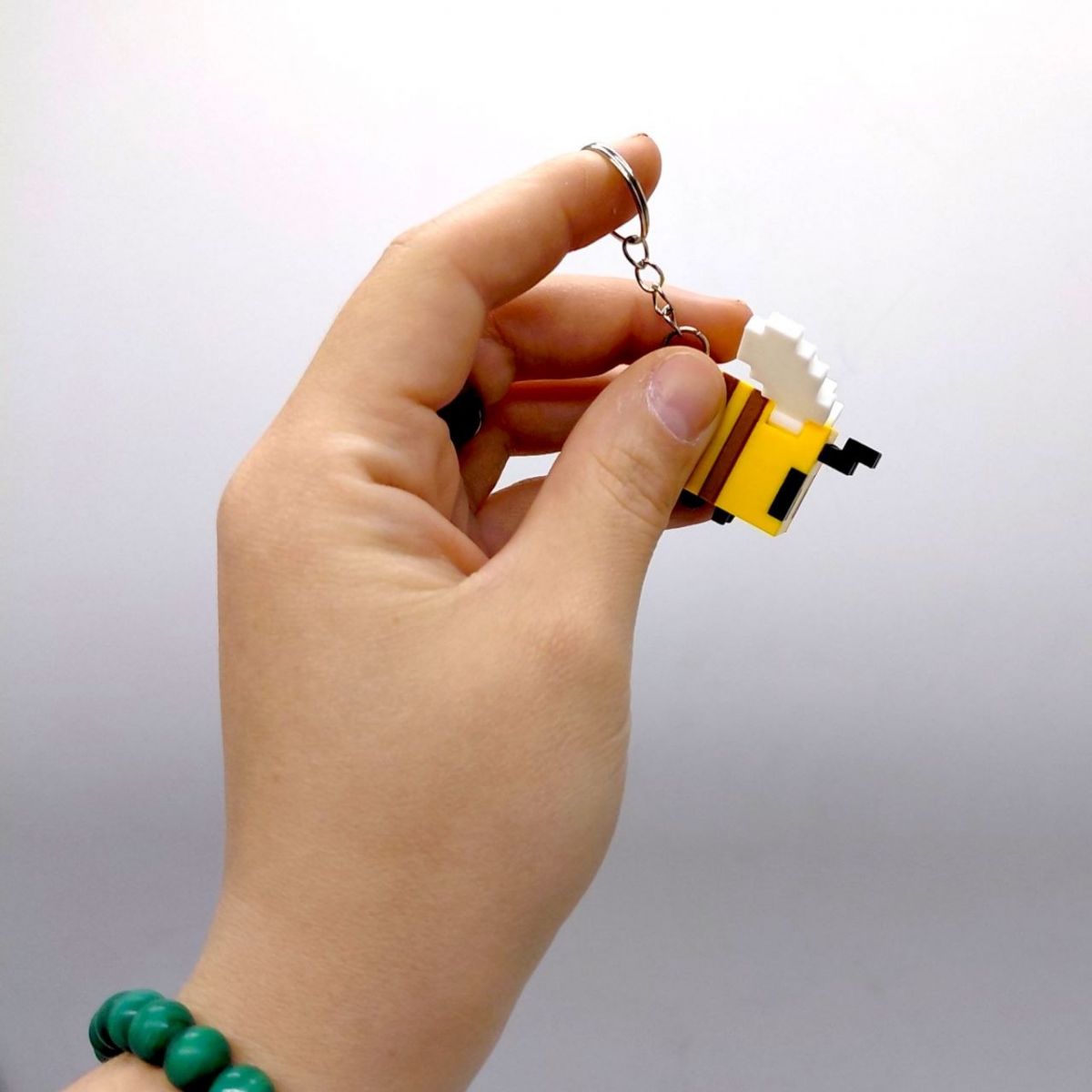 3D Брелоки MINECRAFT / МАЙНКРАФТ BEE/ БДЖІЛКА KEYCHAIN, 3D друк  фото 3