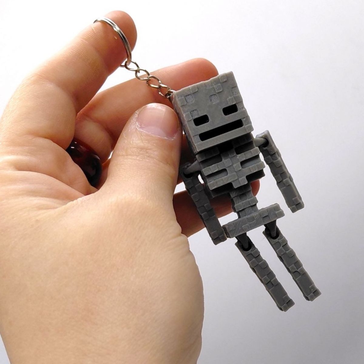 3D Брелоки MINECRAFT / МАЙНКРАФТ SKELETON / СКЕЛЕТ KEYCHAIN, 3D друк  фото 3