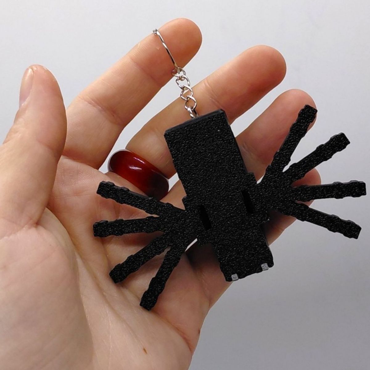 3D Брелоки MINECRAFT / МАЙНКРАФТ SPIDER / ПАВУК KEYCHAIN, 3D друк  фото 3