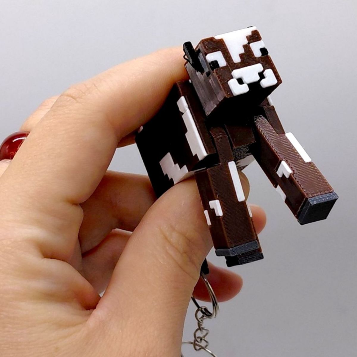 3D Брелоки MINECRAFT / МАЙНКРАФТ CHICKEN/ КУРКА KEYCHAIN, 3D друк  фото 3
