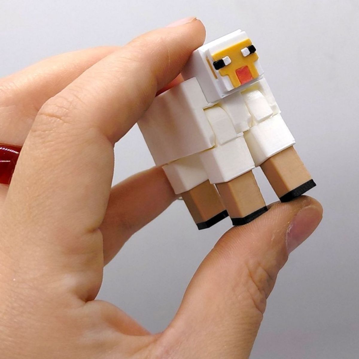 3D Брелоки MINECRAFT / МАЙНКРАФТ SHEEP / ВІВЦЯ, 3D друк  фото 3