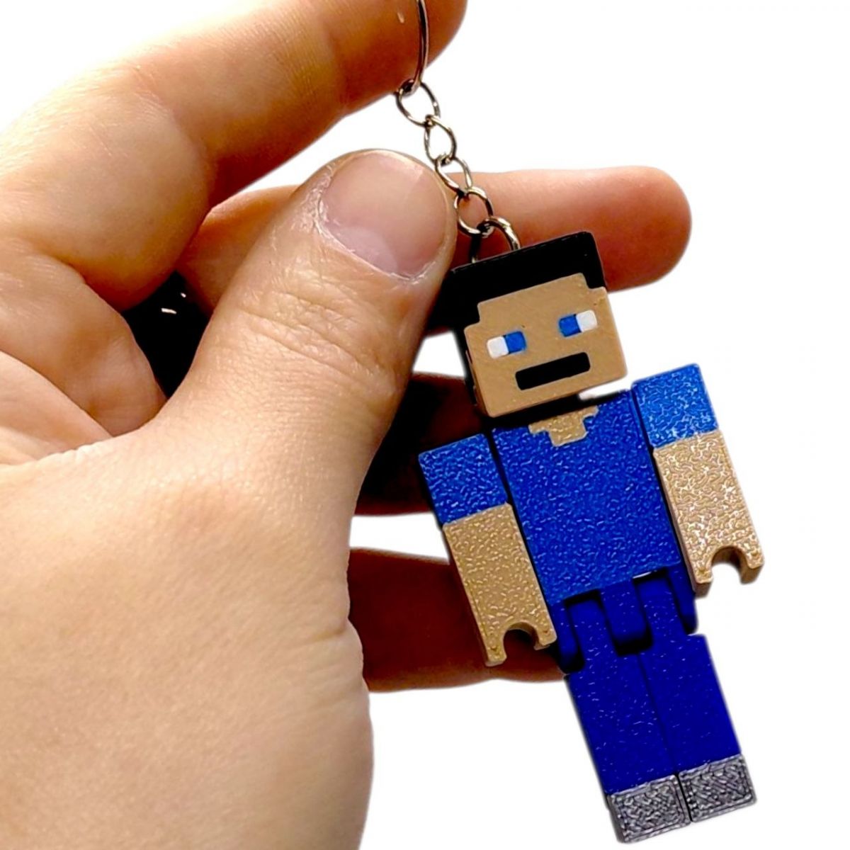 3D Брелоки MINECRAFT / МАЙНКРАФТ STEVE / СТІВ KEYCHAIN, 3D друк  фото 3