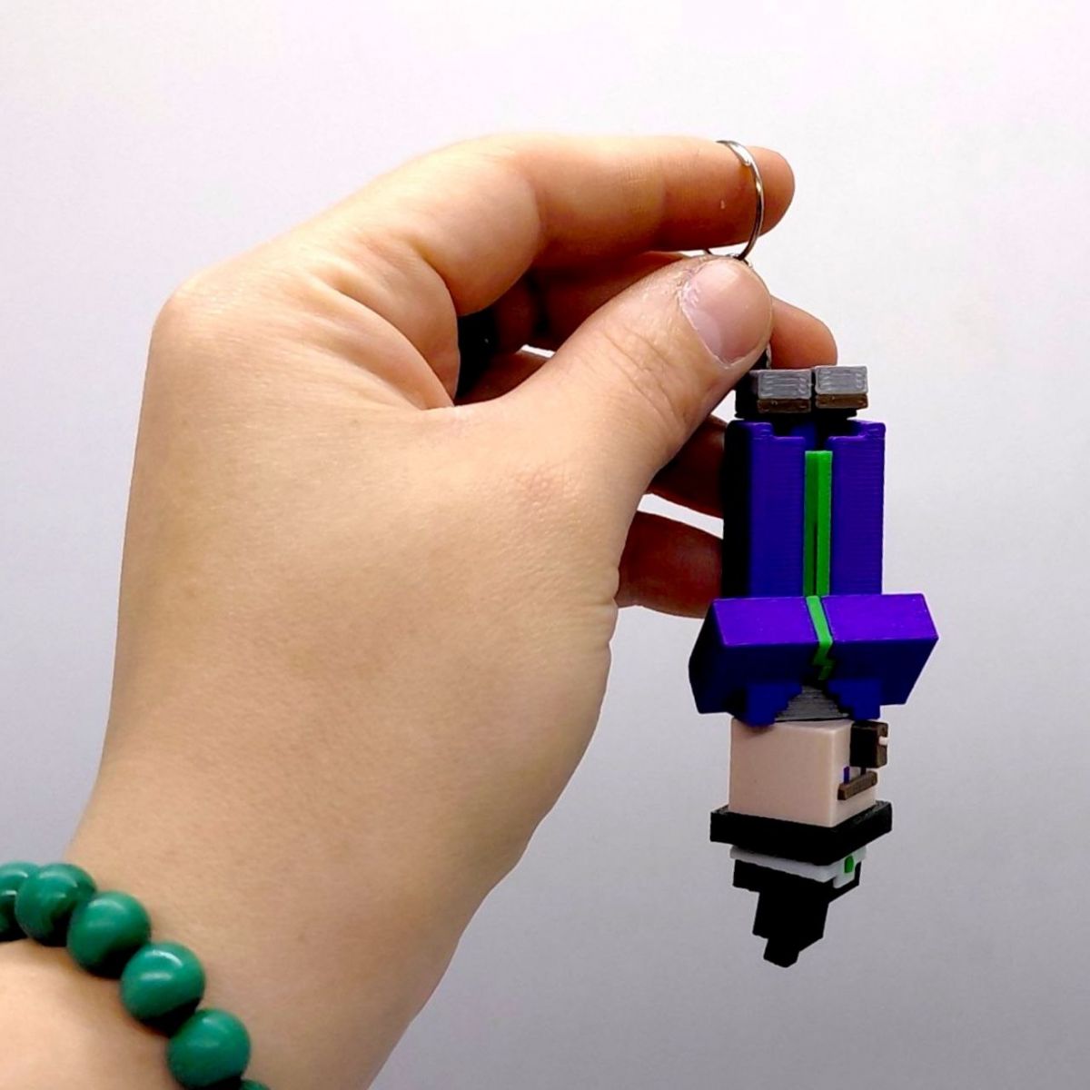3D Брелоки MINECRAFT / МАЙНКРАФТ WITCH / ВІДЬМА KEYCHAIN, 3D друк  фото 3