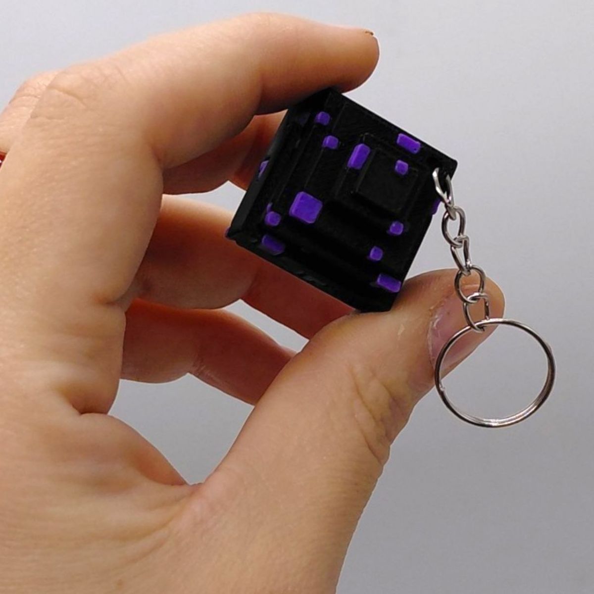 3D Брелоки MINECRAFT / МАЙНКРАФТ DRAGON EGG / ЯЙЦЕ ДРАКОНА KEYCHAIN, 3D друк  фото 3