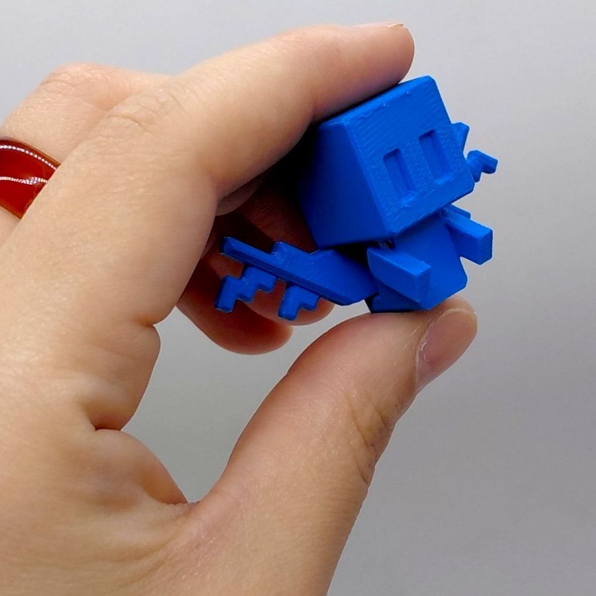 3D Брелоки "MINECRAFT ALLAY / Майнкрафт ЗБИРИК", Keychain, 3D друк  фото 3