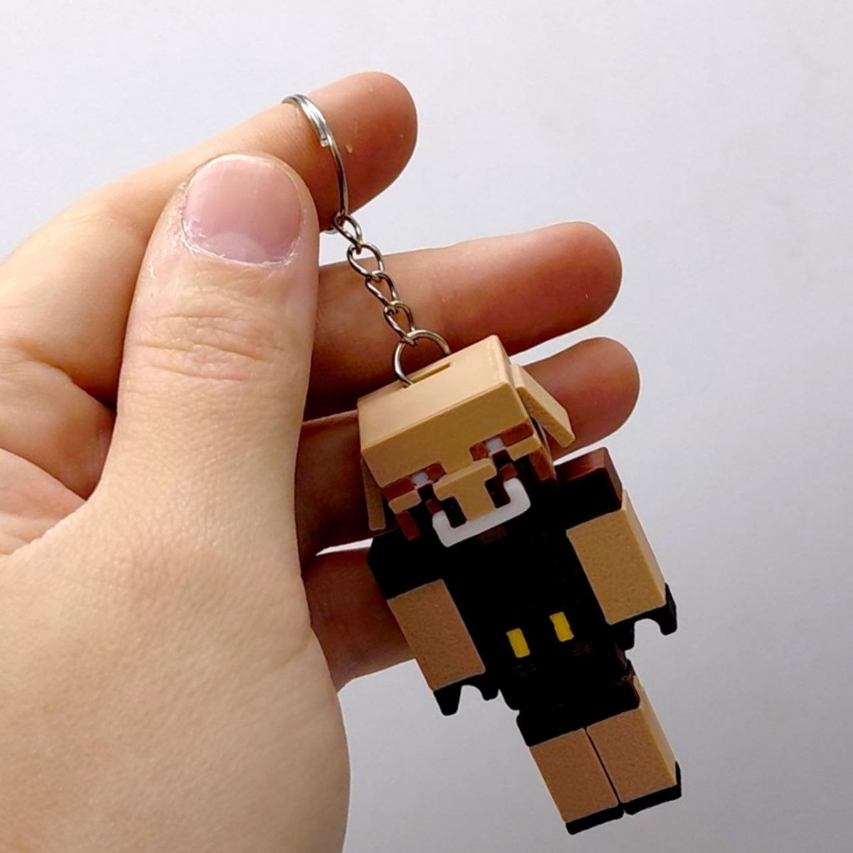 3D Брелоки MINECRAFT / МАЙНКРАФТ PIGLIN / ПІГЛІН KEYCHAIN, 3D друк  фото 3