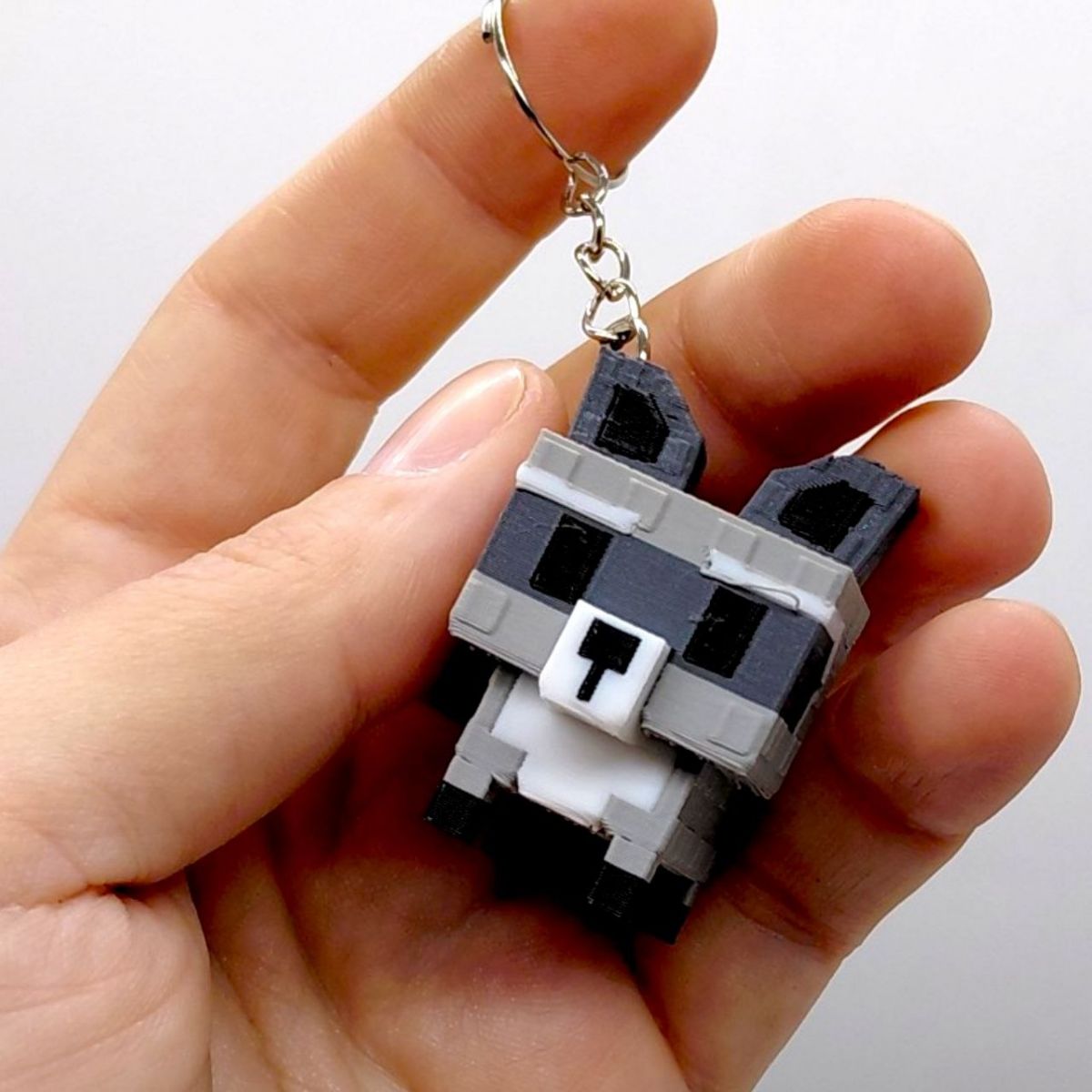 3D Брелоки ROBLOX RACCOON / ЄНОТ GAG KEYCHAIN.  РОБЛОКС, 3D друк  фото 3