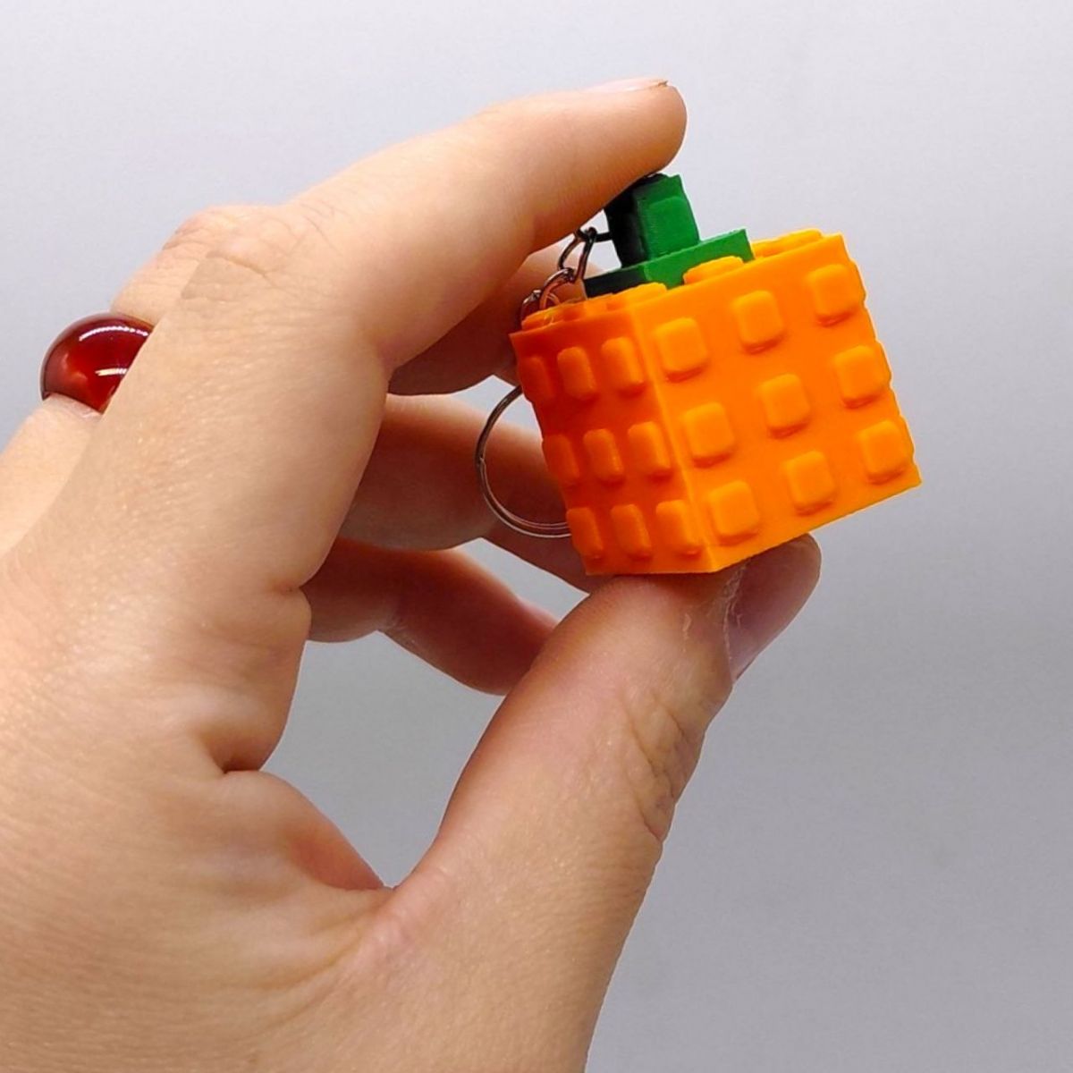 3D Брелоки ROBLOX PUMPKIN / ГАРБУЗ GAG KEYCHAIN, 3D друк  фото 3
