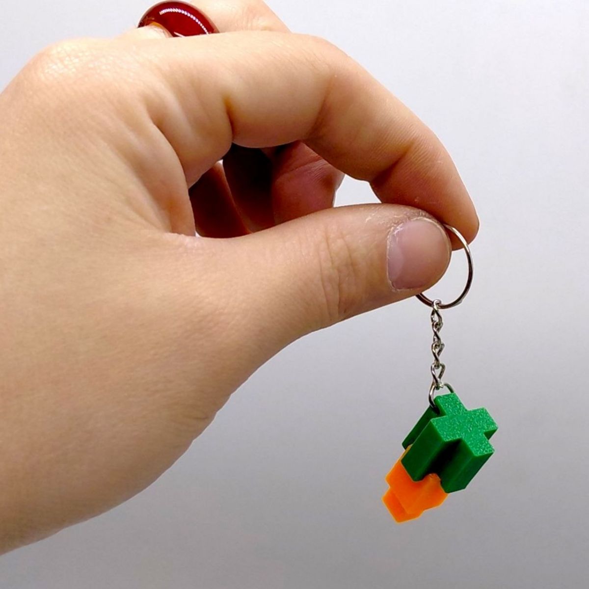 3D Брелоки ROBLOX CARROT / МОРКВА GAG KEYCHAIN, 3D друк  фото 3