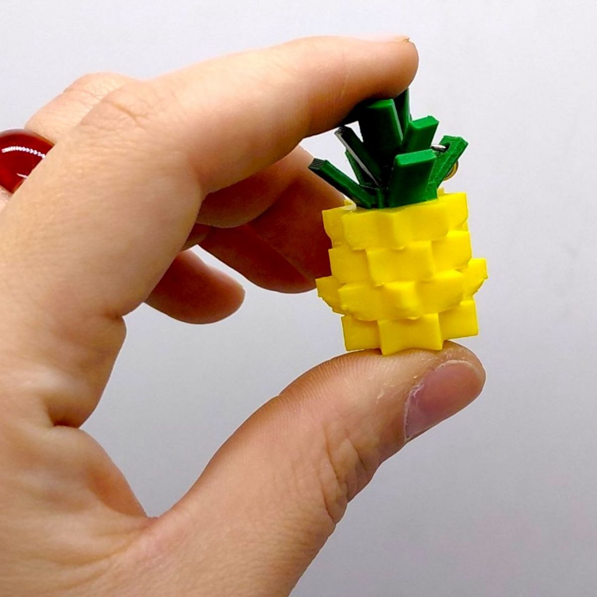 3D Брелоки ROBLOX PINEAPPLE / АНАНАС GAG KEYCHAIN, 3D друк  фото 3