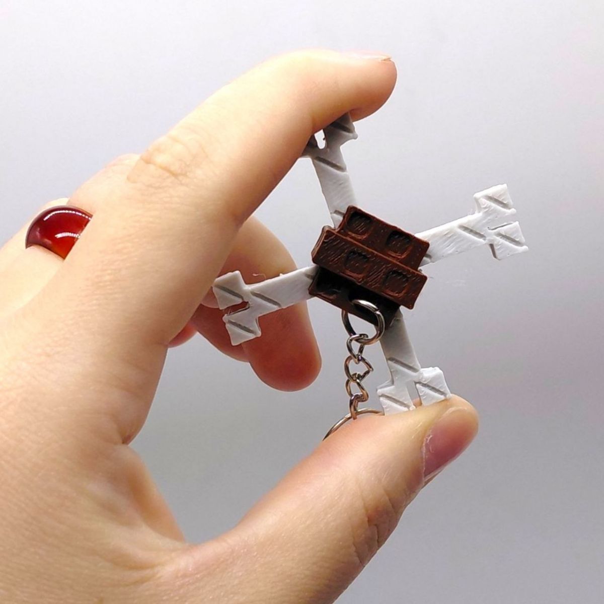 3D Брелоки "ROBLOX BONE BLOSSOM / ФРУКТ КІСТКА GAG", Keychain, 3D друк  фото 3