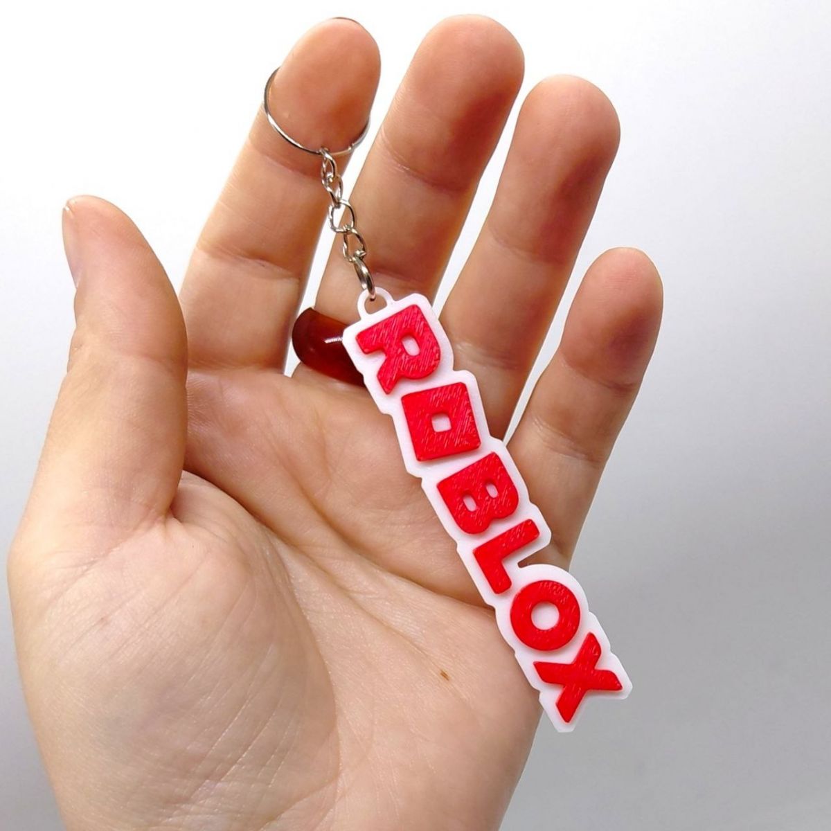 3D Брелоки ROBLOX LOGO / НАПИС ROBLOX KEYCHAIN, 3D друк  фото 3