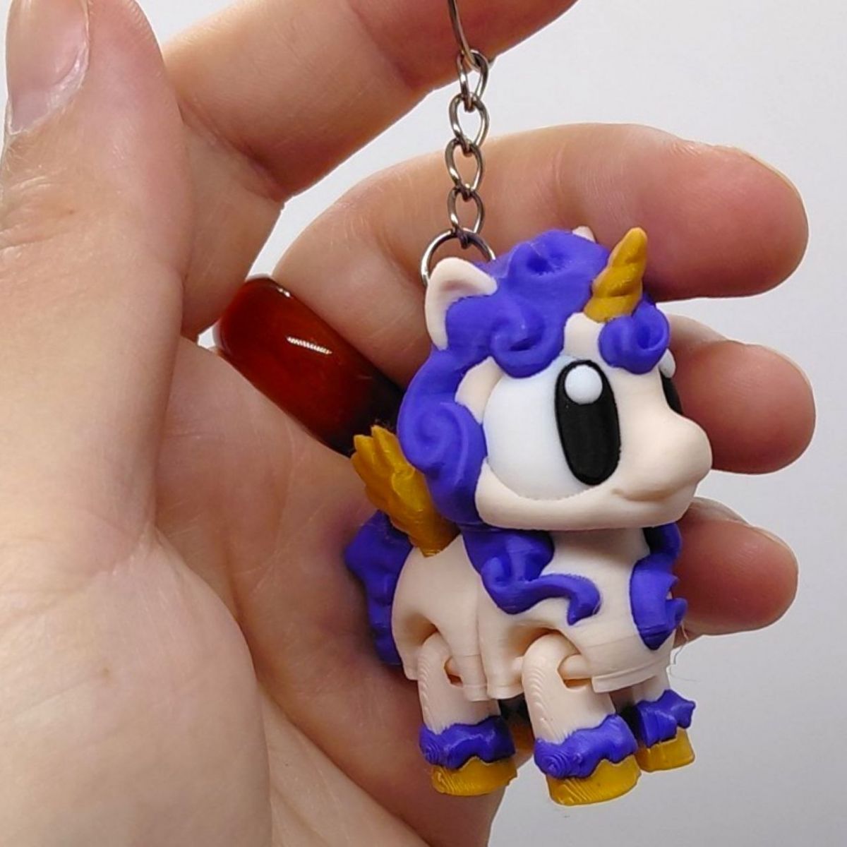3D Брелоки "CUTE UNICORN / Милий ЄДИНОРІГ", Keychain, 3D друк  фото 3