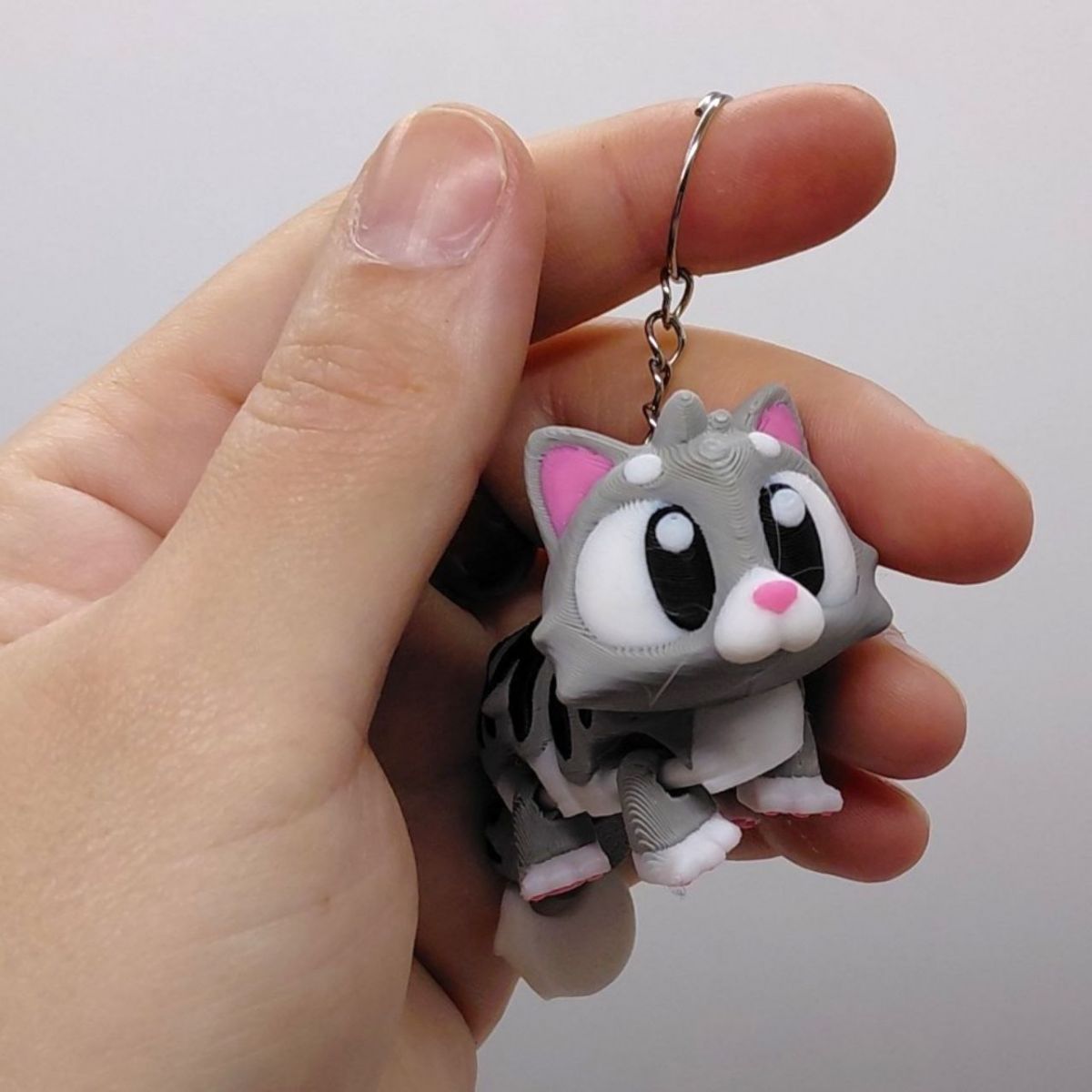 3D Брелоки "CUTE CAT / Милий КОТИК", Keychain, 3D друк  фото 3