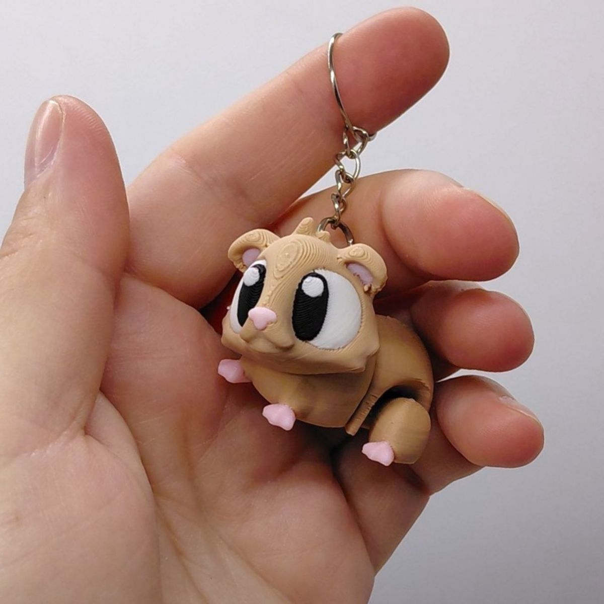 3D Брелоки "CUTE QUINEA PIG / МОРСЬКА СВИНКА", Keychain, 3D друк  фото 3
