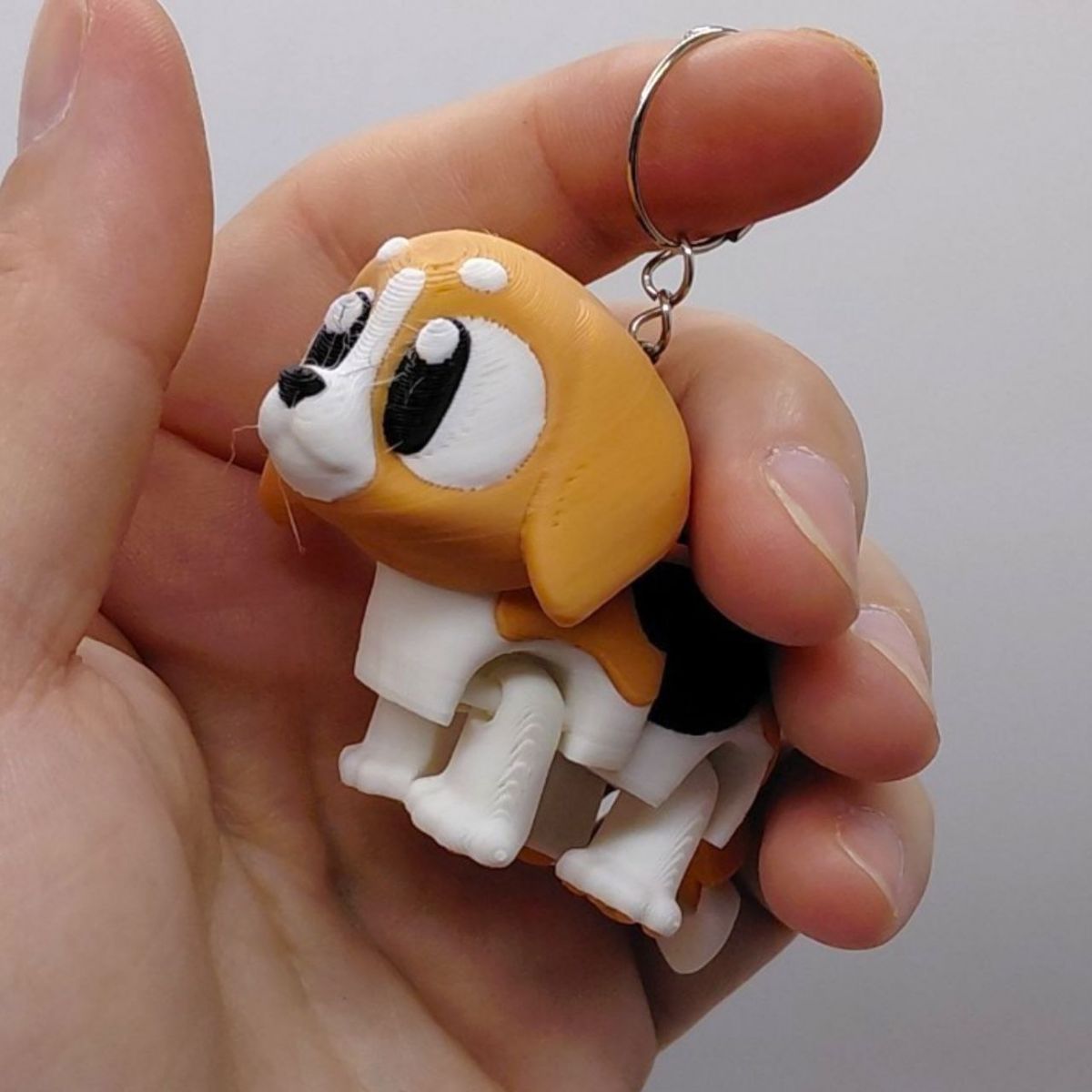 3D Брелоки "CUTE BEAGLE / Милий БІГЛЬ", Keychain, 3D друк  фото 3