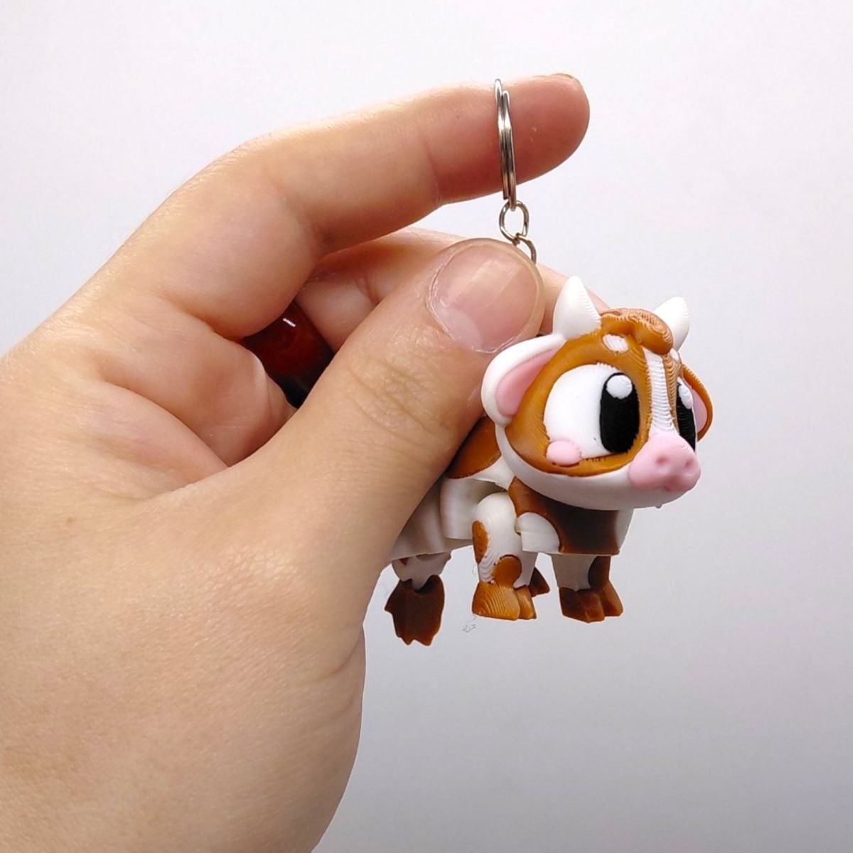 3D Брелоки "CUTE COW / Мила КОРІВКА", Keychain, 3D друк  фото 3