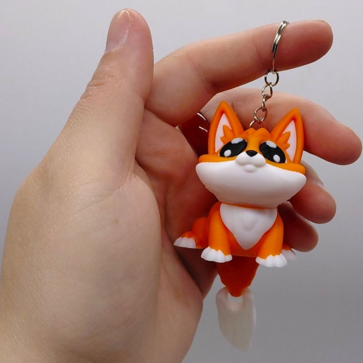 3D Брелоки "CUTE FOX / Мила ЛИСИЧКА", Keychain, 3D друк  фото 3
