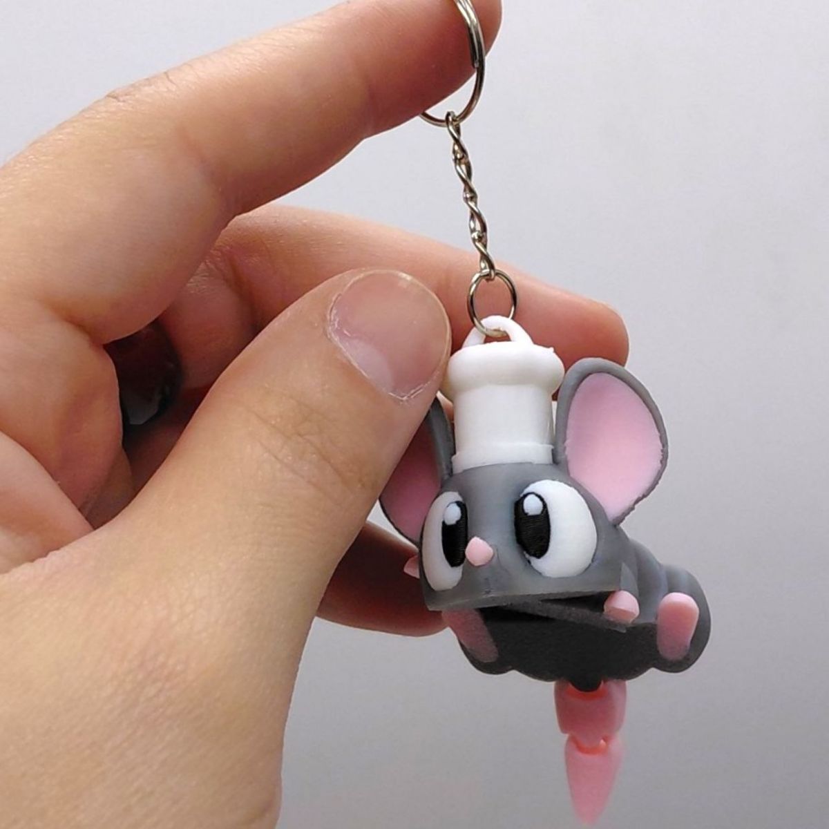 3D Брелоки "CUTE CHEF MOUSE Ratatouille / МИШКА РАТАТУЙ", Keychain, 3D друк  фото 3