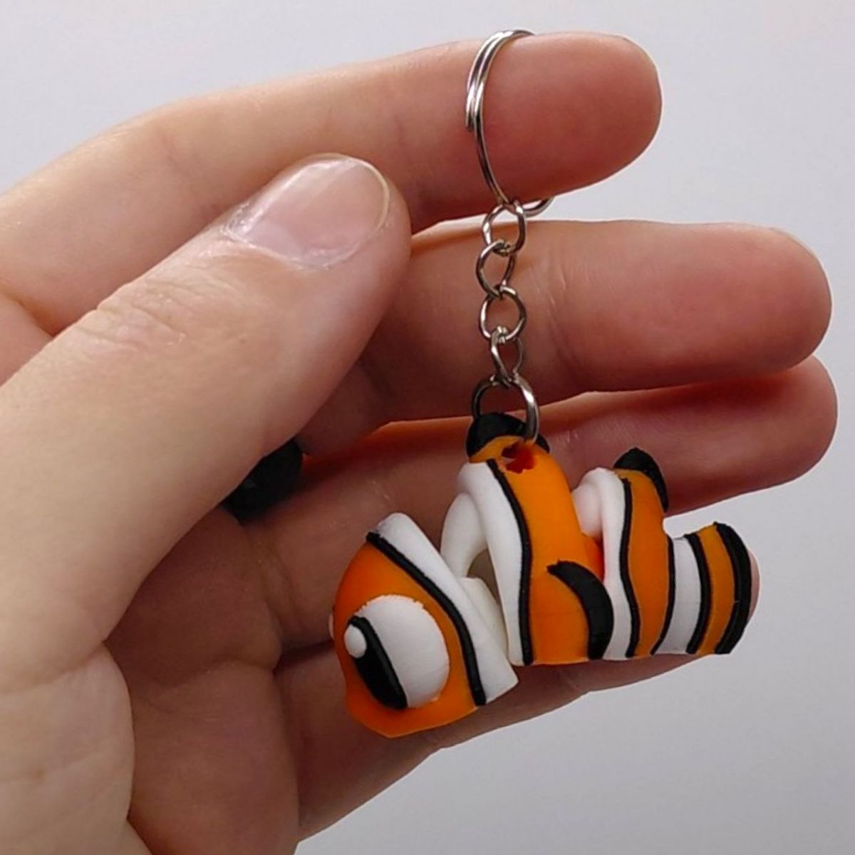 3D Брелоки "CUTE FLEXI TROPICAL FISH / ТРОПІЧНА РИБА", Keychain, 3D друк  фото 3