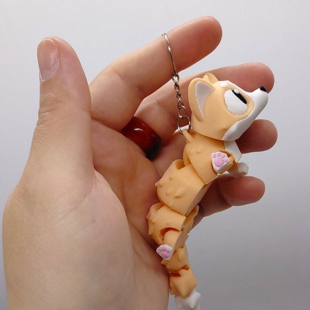 3D Брелоки "CUTE CORGI / Милий КОРГІ", Keychain, 3D друк  фото 3