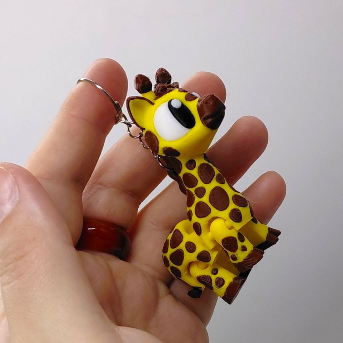 3D Брелоки "CUTE GIRAFFE / Мила ЖИРАФА", Keychain, 3D друк  фото 3