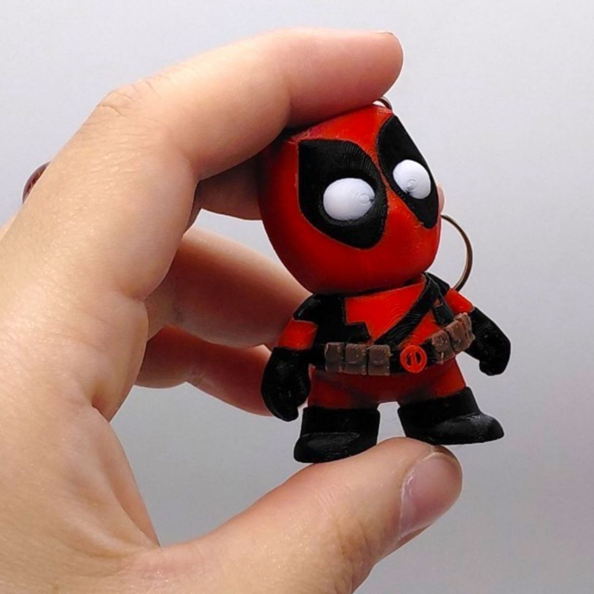 3D Брелоки "Hero DEADPOOL  Marvel / ДЕДПУЛ Марвел", Keychain, 3D друк  фото 3