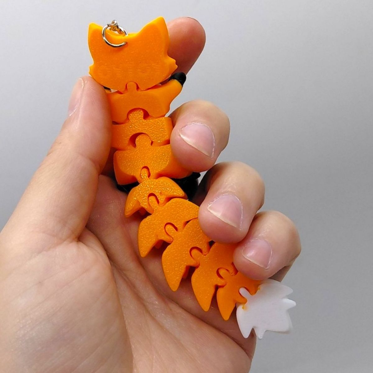 3D Брелоки FLEXI FOX LONG TAIL/ ЛИСИЧКА ХВОСТИК KEYCHAIN, 3D друк  фото 3