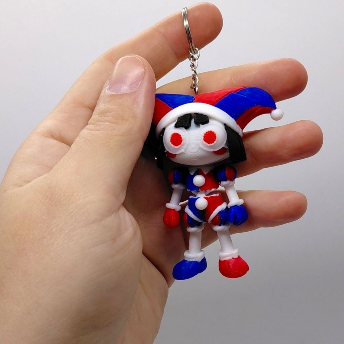 3D Брелоки FLEXI POMNI/ ПОМНІ ЦИФРОВИЙ ЦИРК (The Amazing Digital Circus) KEYCHAIN, 3D друк  фото 3