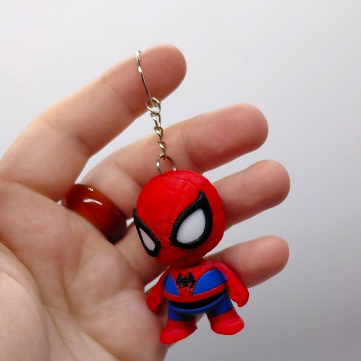 3D Брелоки "SPIDER MAN Marvel / ЛЮДИНА-ПАВУК Марвел "ГОЛОВАСТИК", Keychain, 3D друк  фото 3