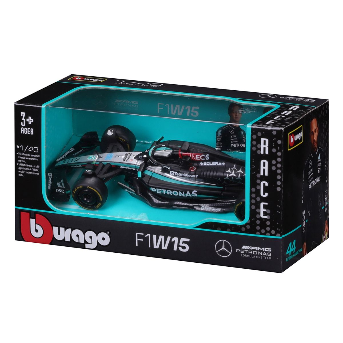 Автомодель - Mercedes-AMG F1 W15 Performance (2024) (1:43)  фото 3