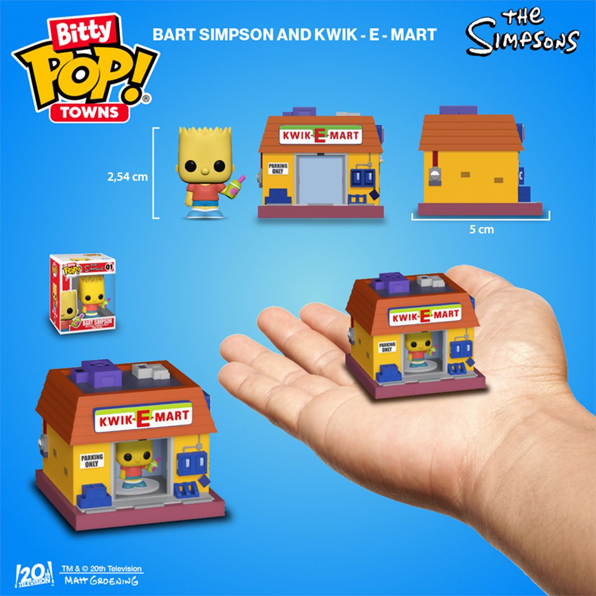 Набор фигурок Bitty Pop! Town - Барт Симпсон и Квики-Март  фото 3