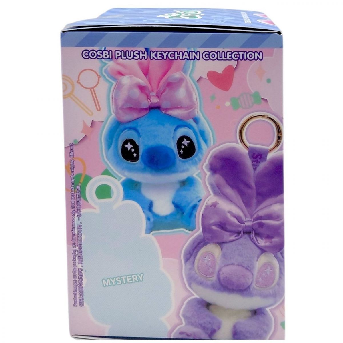 Мягкая игрушка-брелок, герой-сюрприз "Стич / Stitch", высота: 19 см, игрушка-сюрприз, металлическое кольцо, в пакете, в коробке  фото 3