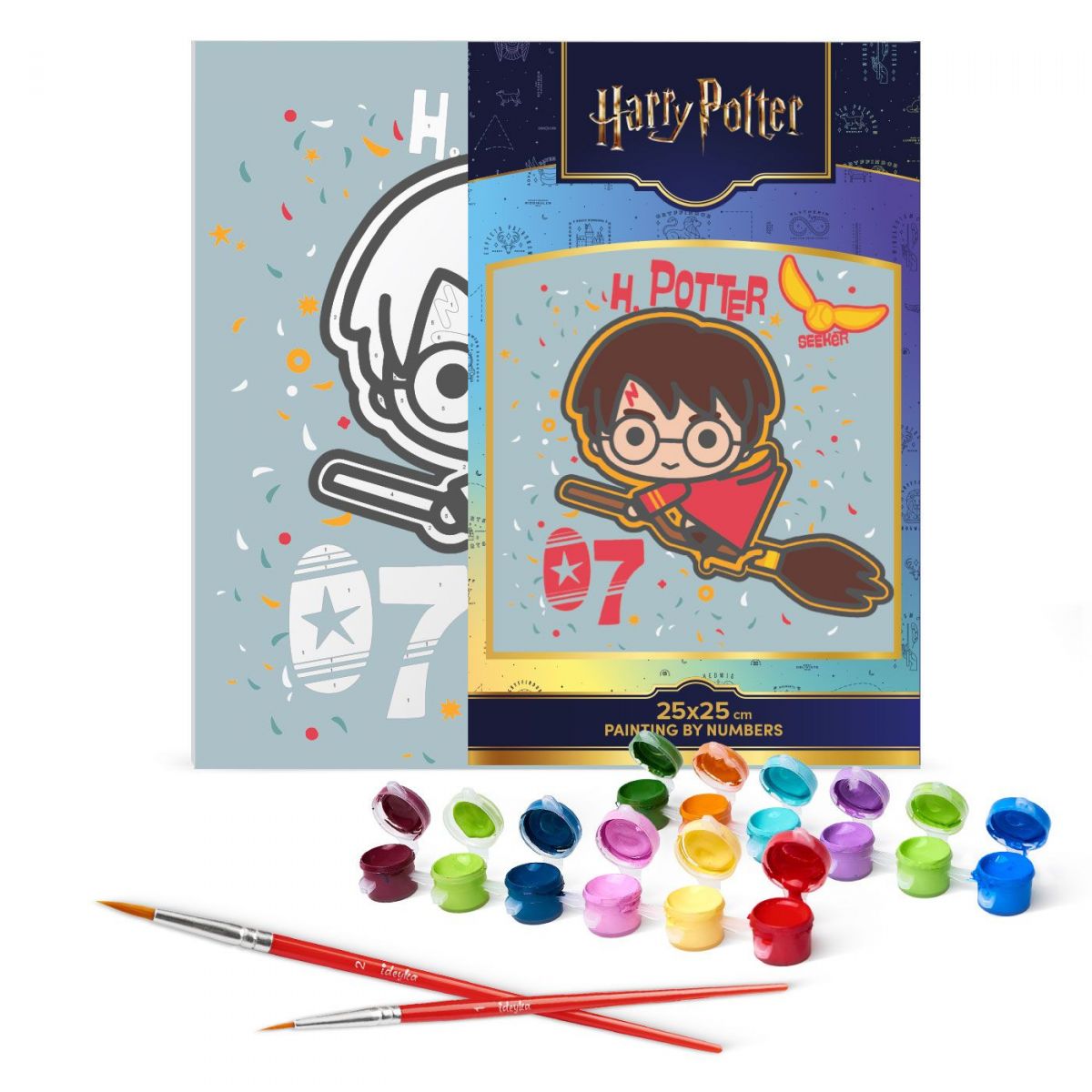 Картина за номерами "Harry Potter: Політ на мітлі" 25х25 см  фото 3