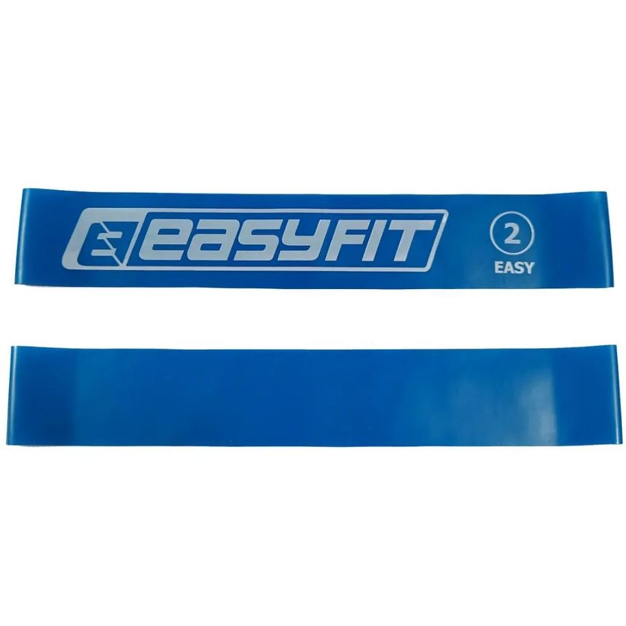 Гумове кільце Easyfit #2, синій (для занять фітнесом, йогою, пілатесом і кросфітом)  фото 3