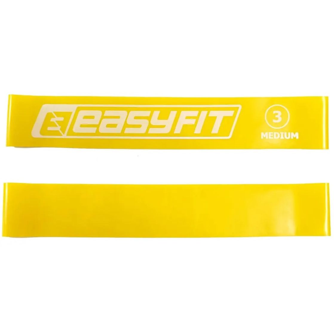Гумове кільце Easyfit #3, жовтий (для занять фітнесом, йогою, пілатесом і кросфітом)  фото 3